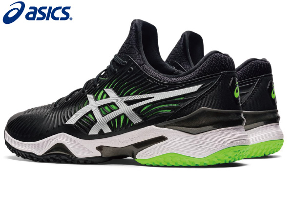 【SALE】ASICS　コートFF2OC　コートFF２オーシー　アシックス 1041A084-005　2022AW　005　BLACK/GREEN  GECKO　 テニスシューズ　オムニクレー