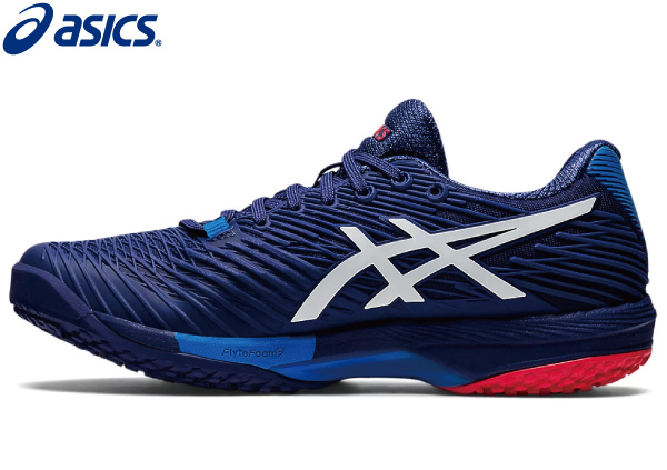 ASICS ソリューションスピードFF2オーシー SOLUTION SPEED FF2 OC アシックス 1041A188-401 2022AW  DIVE BLUE×WHITE テニスシューズ オムニクレー
