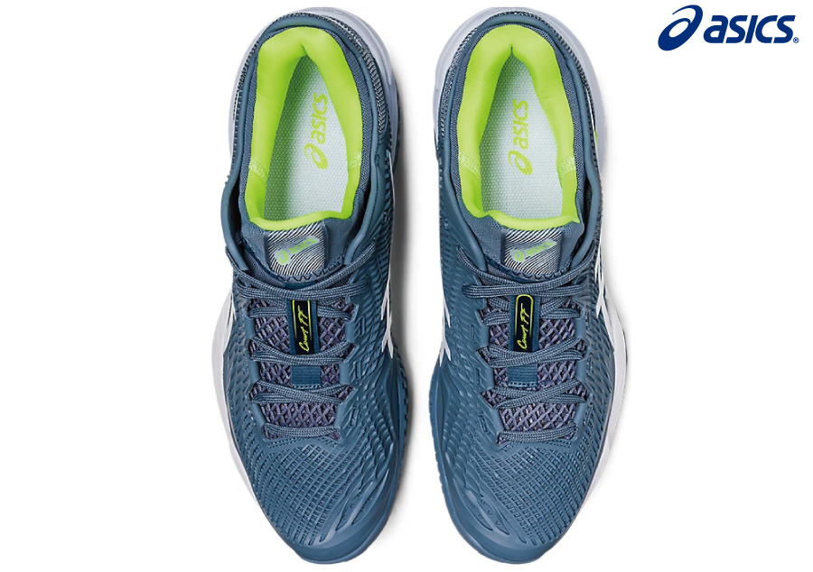 【SALE】ASICS コートFF3 OC　COURT FF3 OC　2023SSモデル　アシックス　1041A369-400　メンズ　STEEL  BLUE×WHITE　テニスシューズ　オムニクレー