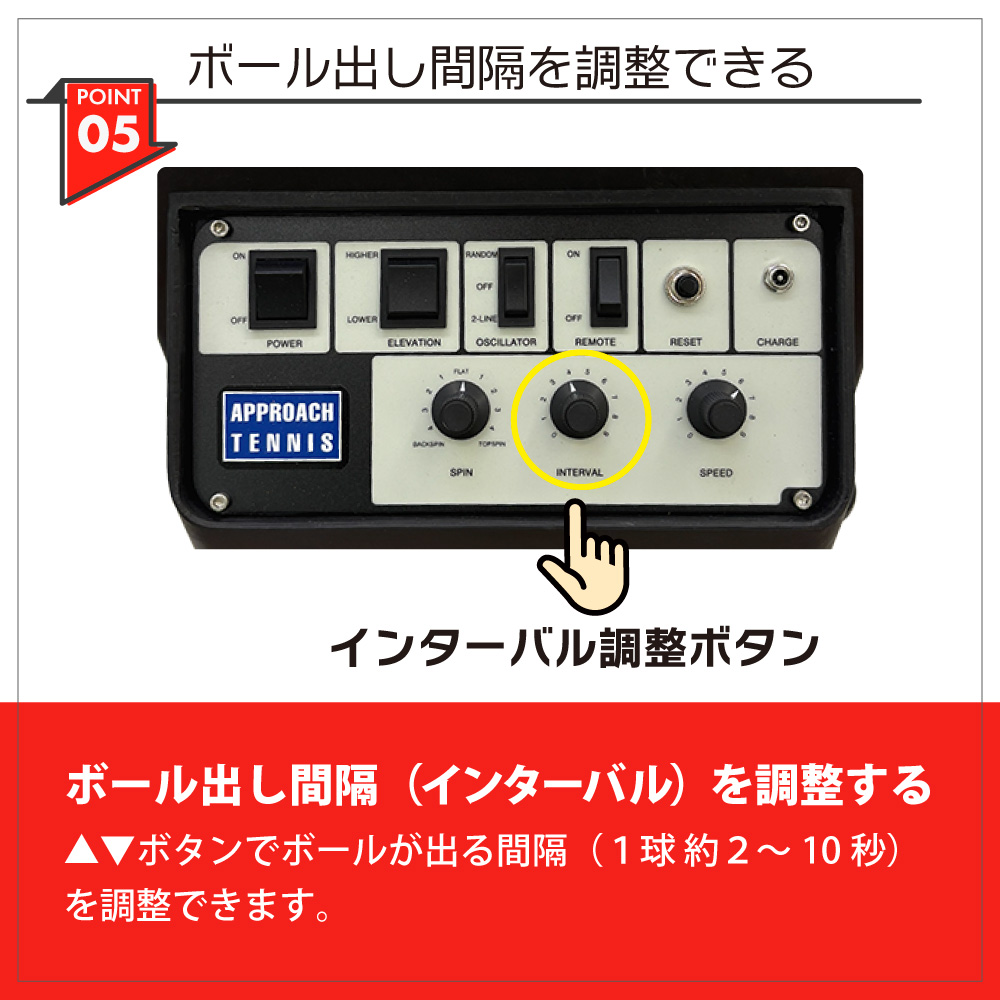アプローチボールマシン