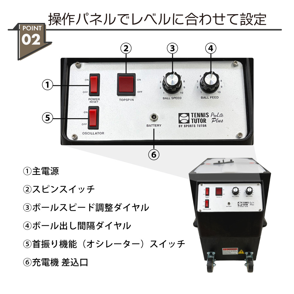 ライトプラスボールマシン