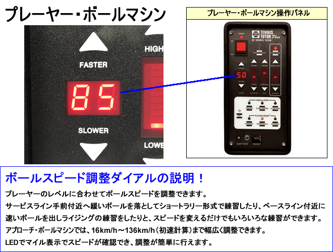 プレーヤー・ボールマシン /マルチファンクションリモコン機能付